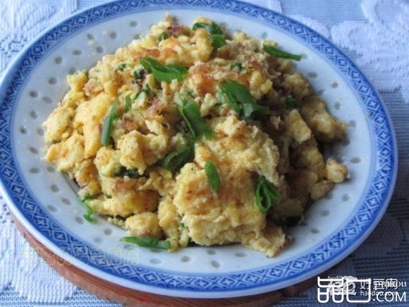 南瓜泥炒蛋