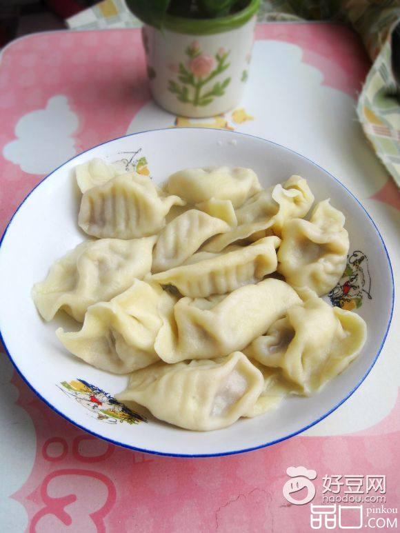 白萝卜羊肉馅饺子