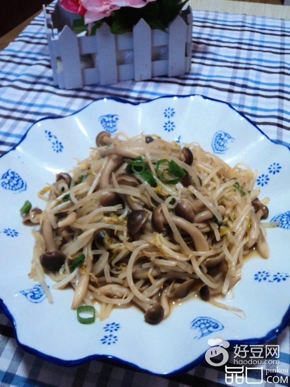 豆芽烩蟹味菇