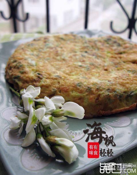 五月槐花饼
