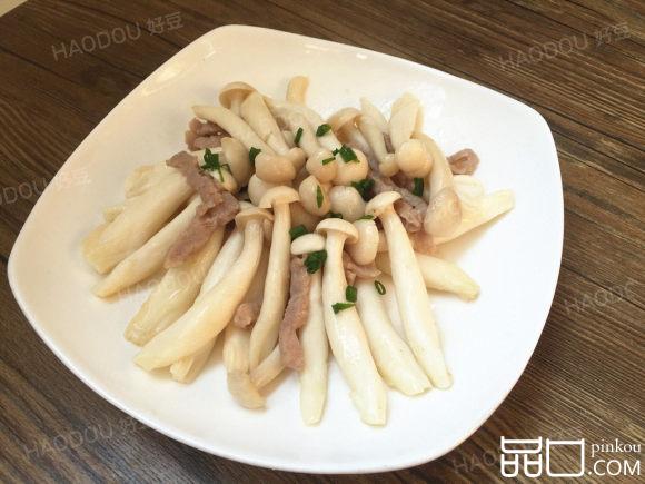 白玉菇肉丝