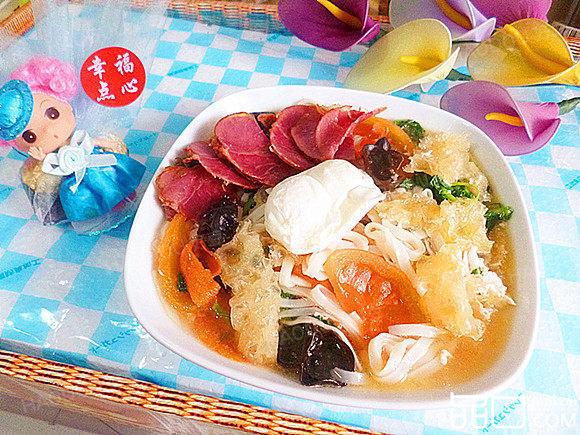 皮肚牛肉鸡蛋面