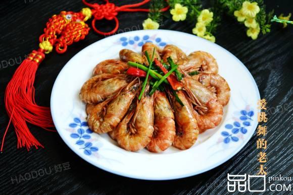 葱姜啤酒炒毛虾