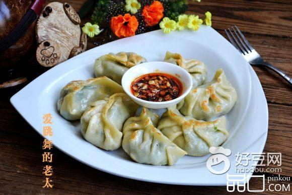 香菇韭菜鸡蛋煎饺