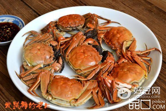 葱姜蒸螃蟹