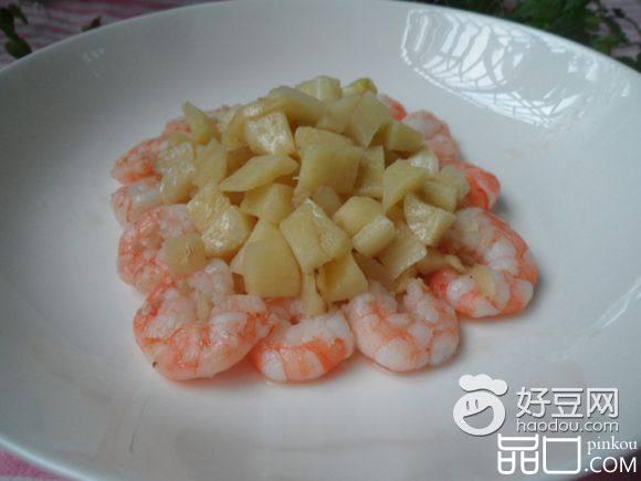 虾仁烩茭白