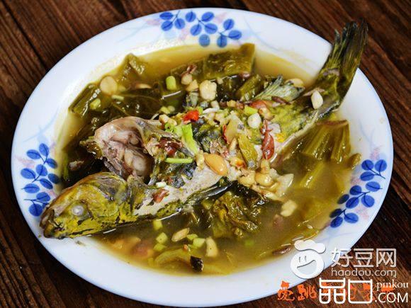盐酸菜煮黄蜡丁