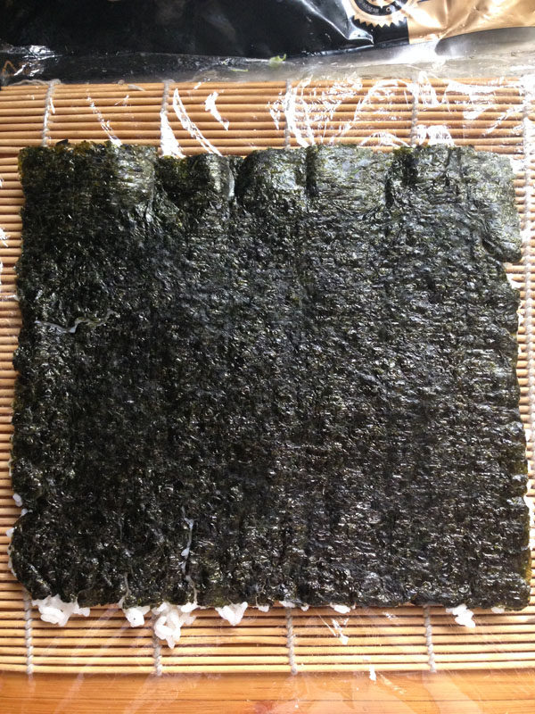 肉蛋三文鱼寿司步骤5