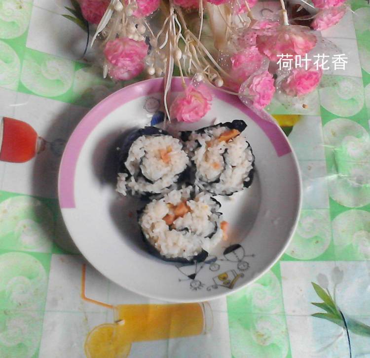 火腿肠寿司步骤6