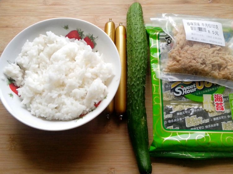 肉松饭团步骤1