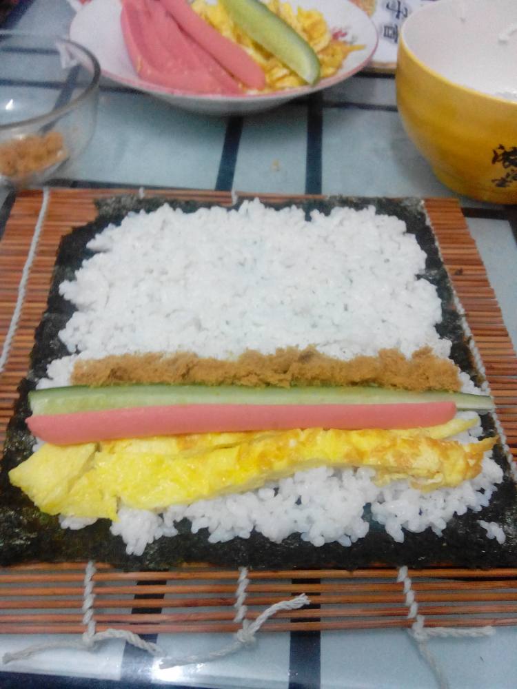 紫菜卷饭步骤10