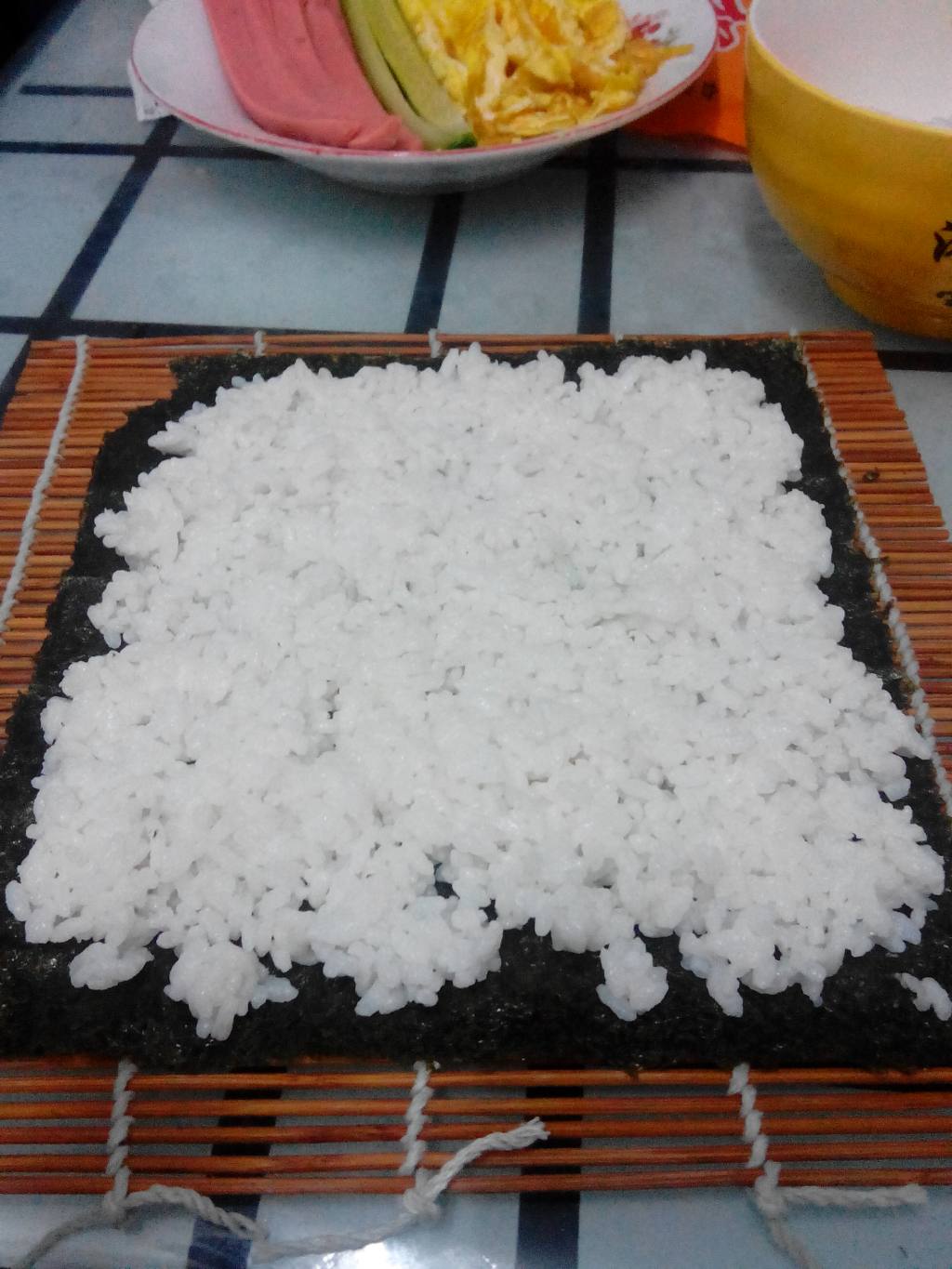 紫菜卷饭步骤9