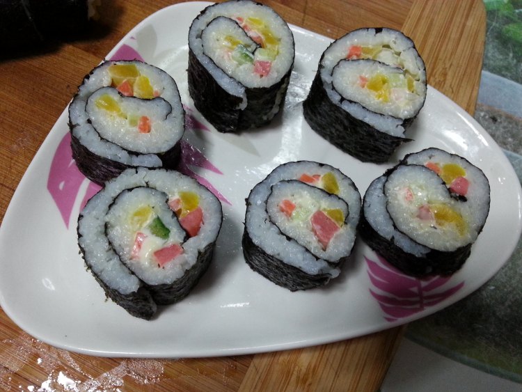 鱼子酱寿司步骤10