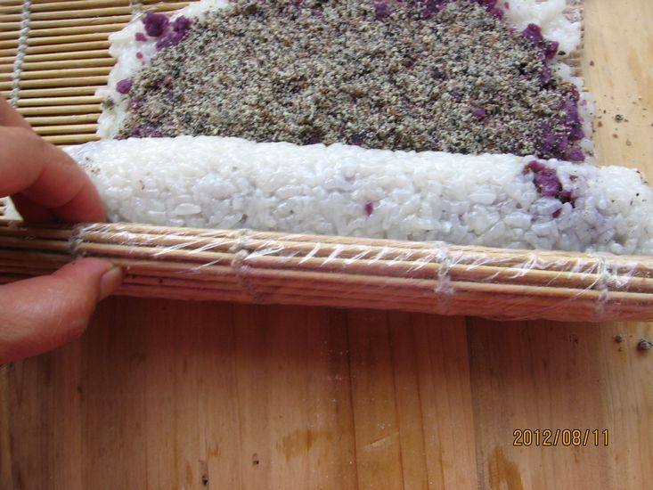 糯米紫薯寿司步骤10