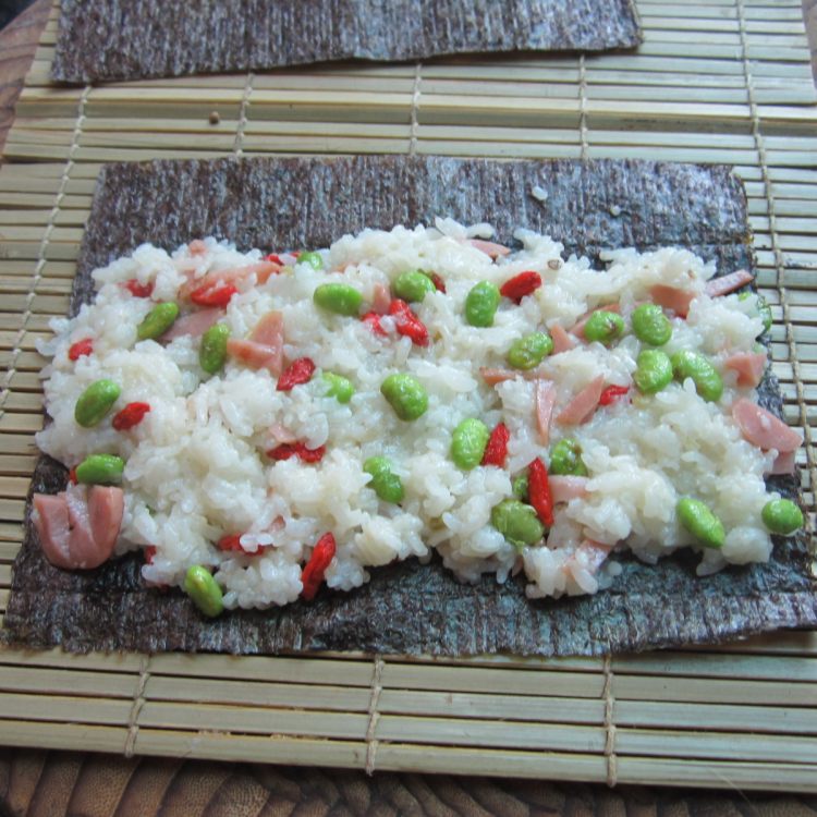 毛豆火腿寿司步骤9
