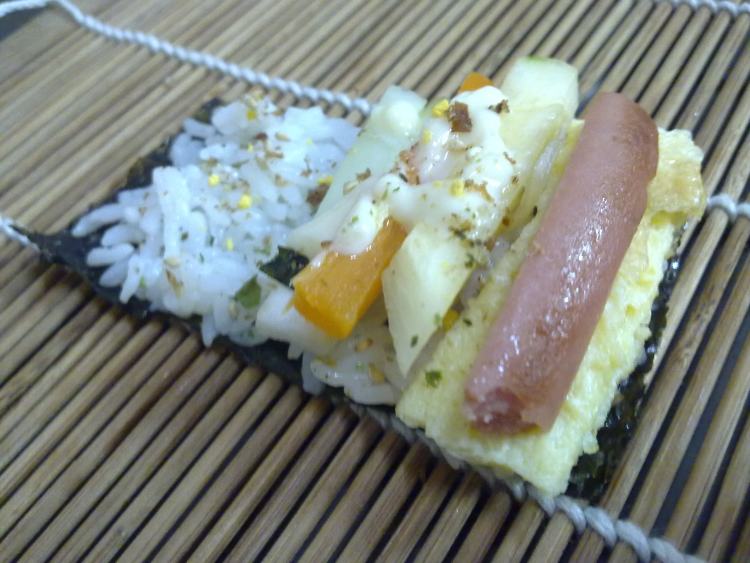 水果海鲜寿司步骤2