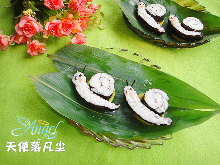 可爱蜗牛寿司步骤9