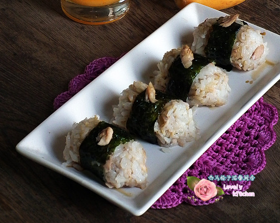 美味金枪鱼饭团步骤10
