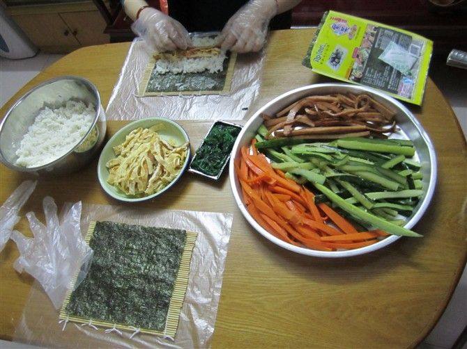 鲜蔬鸡蛋寿司步骤5
