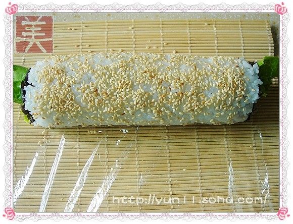 生菜沙拉寿司步骤6