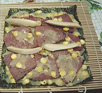 土豆泥肉片寿司卷步骤5
