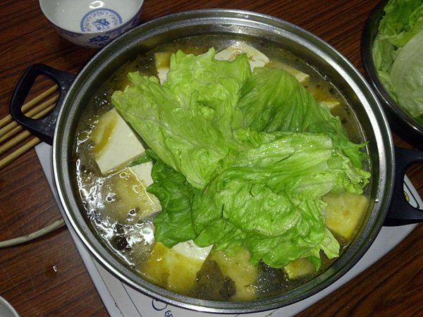 酸菜鲈鱼火锅步骤16