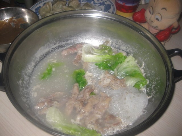 羊肉粉丝火锅步骤8