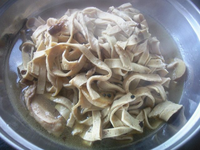 鸡汤干豆腐火锅步骤16