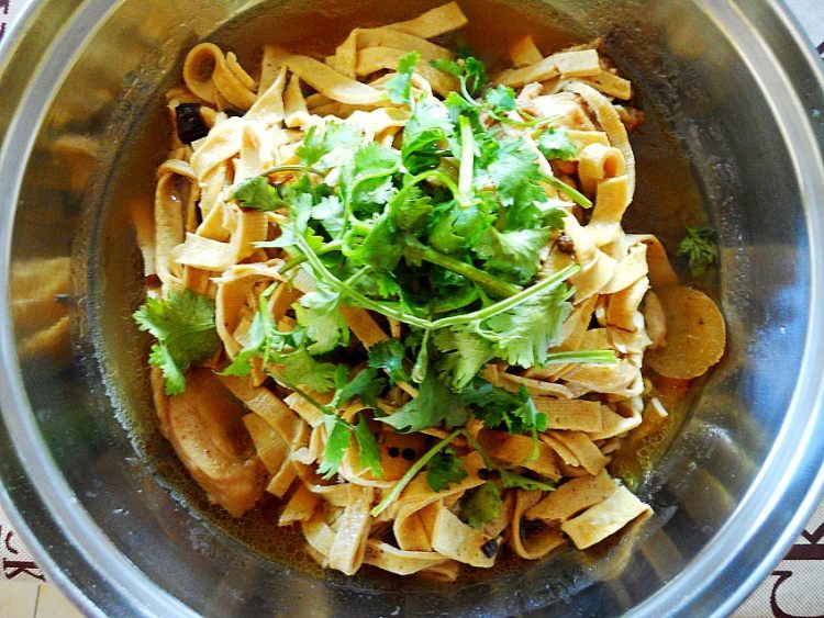 鸡汤干豆腐火锅步骤17