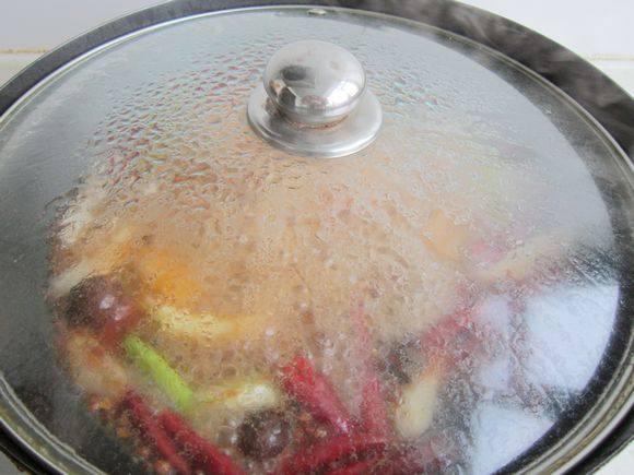 香辣大盘鸡火锅步骤13