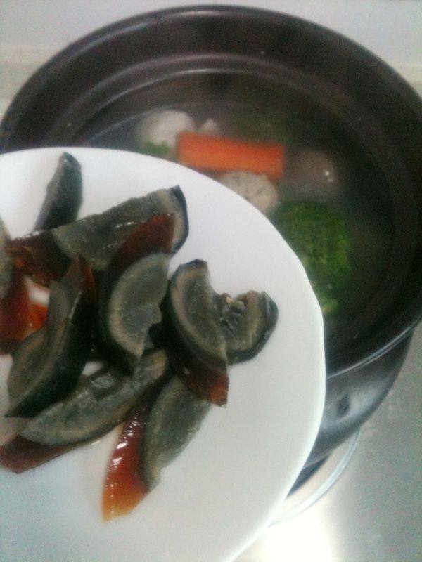 肉丸米汤火锅步骤8