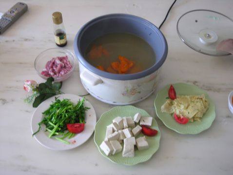 雪里蕻豆腐火锅步骤9