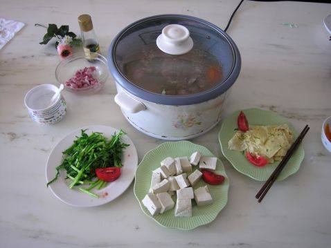 雪里蕻豆腐火锅步骤11