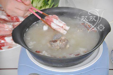 猪骨汤底火锅步骤9