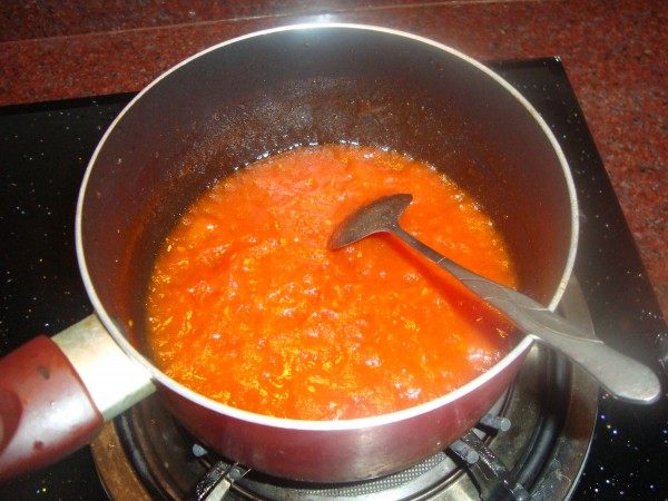 蕃茄酱步骤4