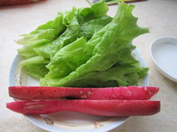 有机菜果沾酱步骤4