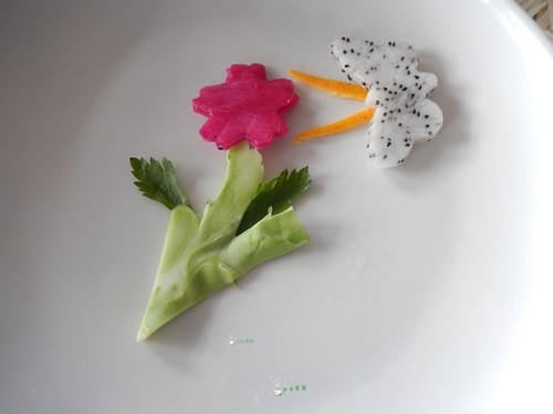 蝶恋花果蔬盘步骤6