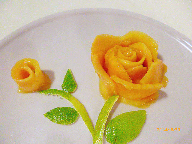 黄玫瑰花步骤9