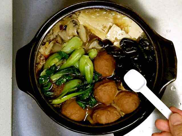 什锦丸子煲步骤14