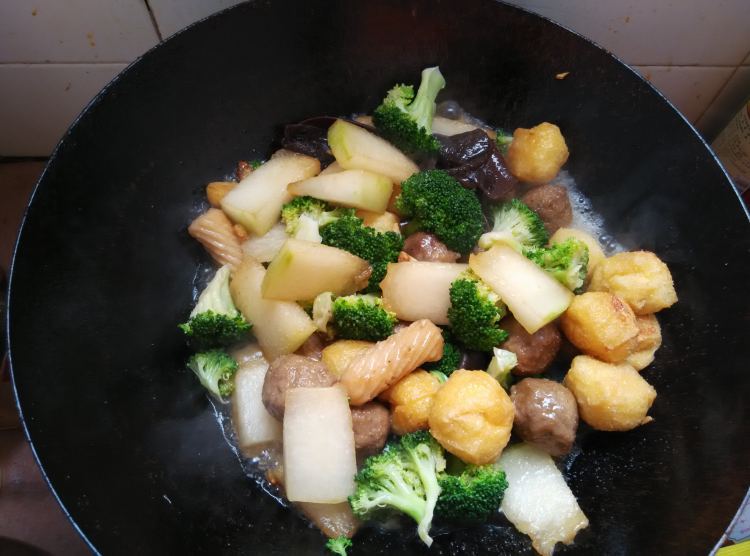 牛肉丸炒杂蔬步骤10