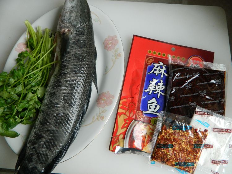 麻辣香水鱼步骤1