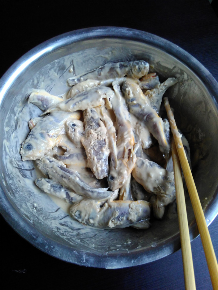 酸辣小黄鱼#多效护理步骤4