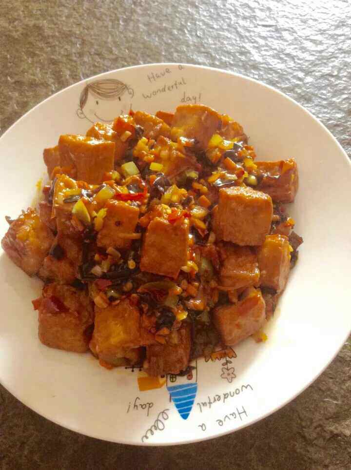 鱼香豆腐步骤9