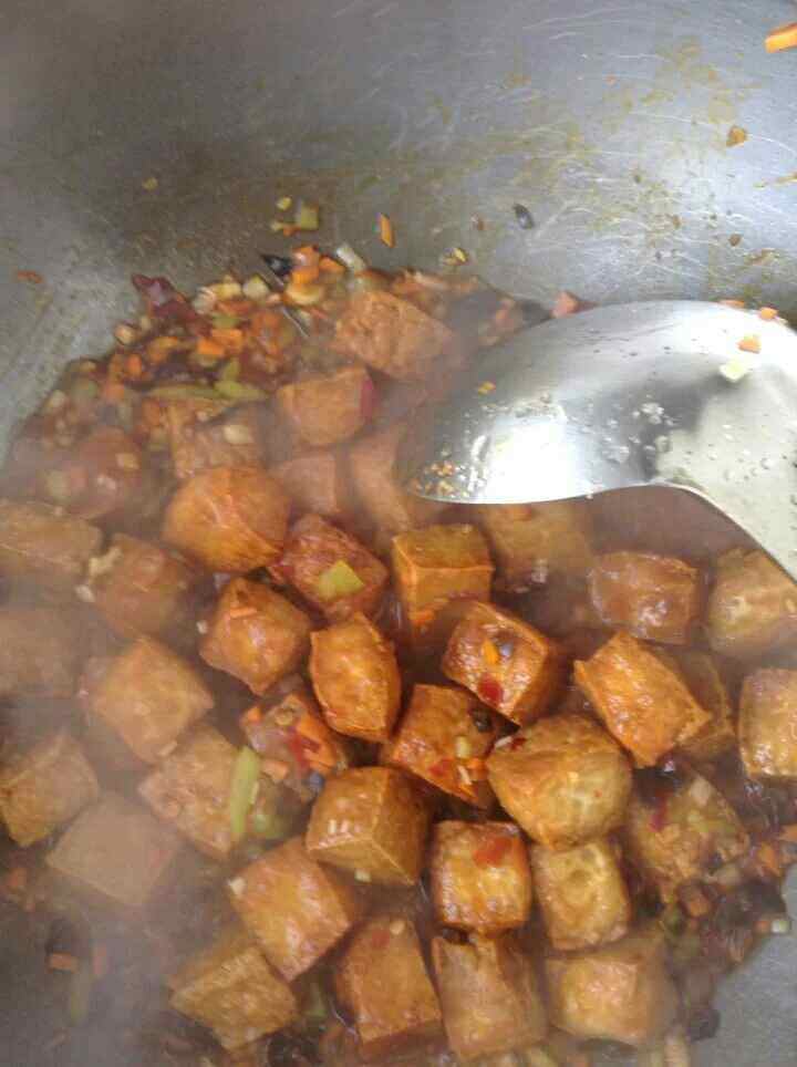 鱼香豆腐步骤8