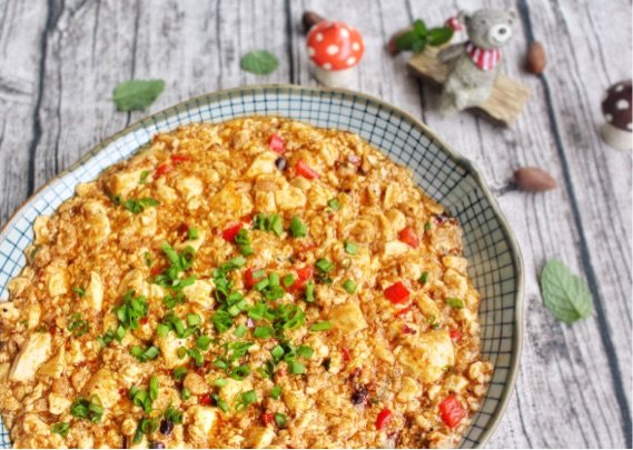 麻婆豆腐末步骤6