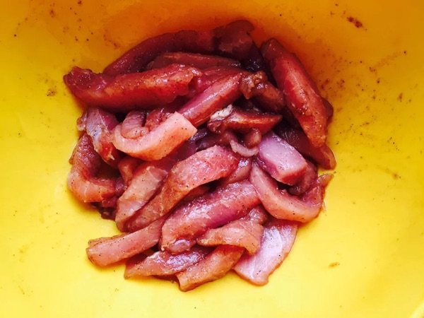 椒盐柳条肉步骤3