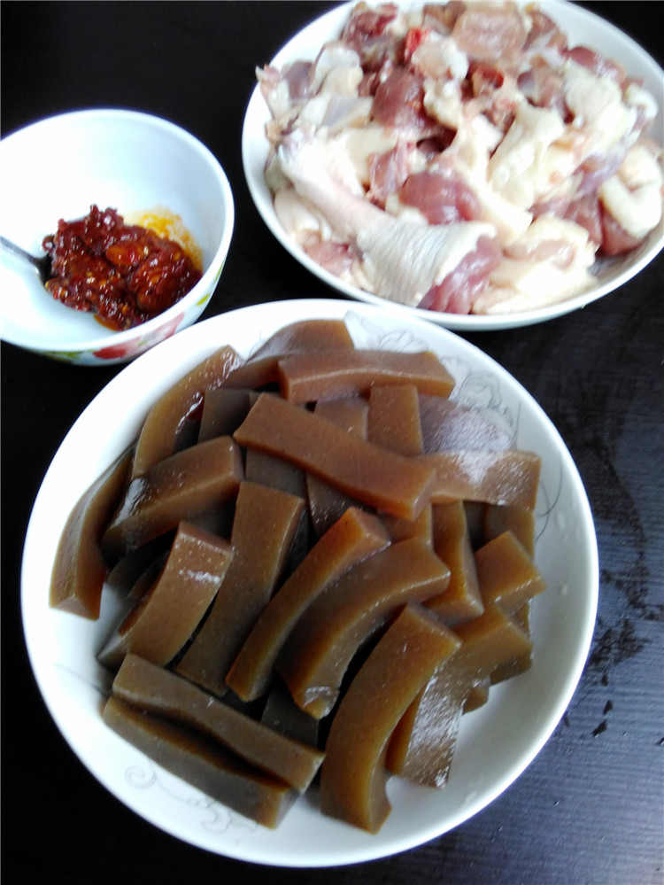 魔芋烧鸭步骤2