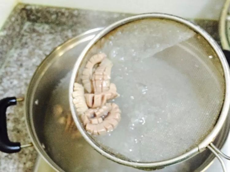 热拌腰花步骤6