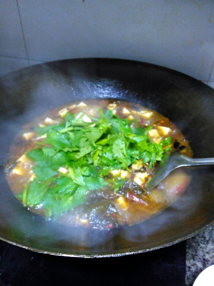 家常烧豆腐步骤9