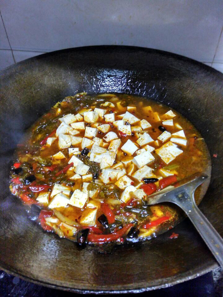 家常烧豆腐步骤8